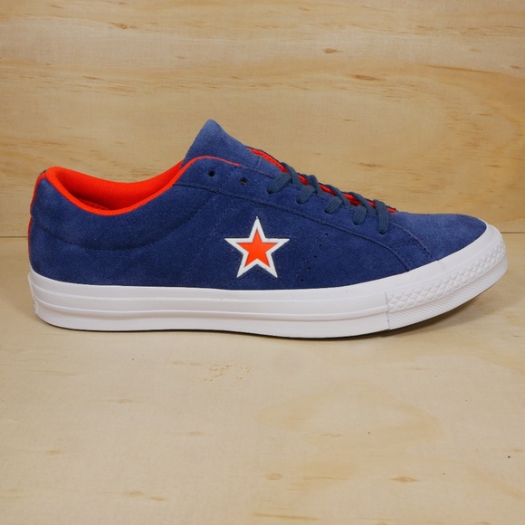 blue and orange converse